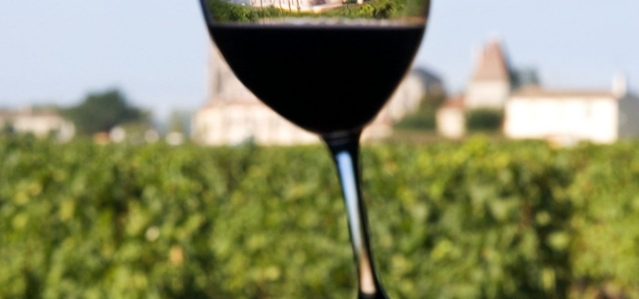 Wine glass Chateau Petit Village